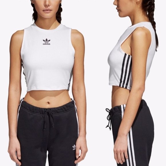 adidas Tops - ADIDAS Classic Cropped Tank Size Large